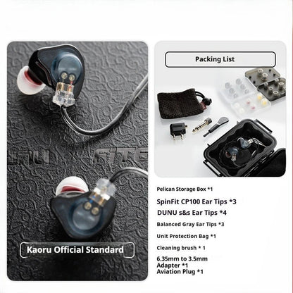 DUNU × FitEar Kaoru IEM | 6BA Per Side | FitEar Elliptical Nozzle - The HiFi Cat