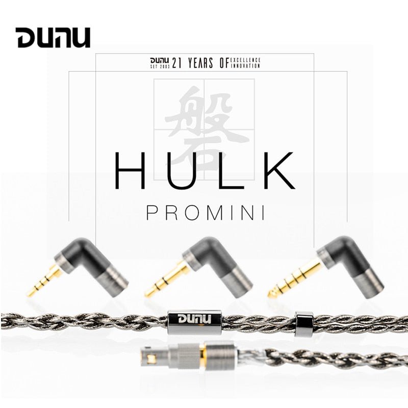 DUNU HULK Pro MINI Highly - Refined Furukawa Single - Crystal Copper Cable - The HiFi Cat