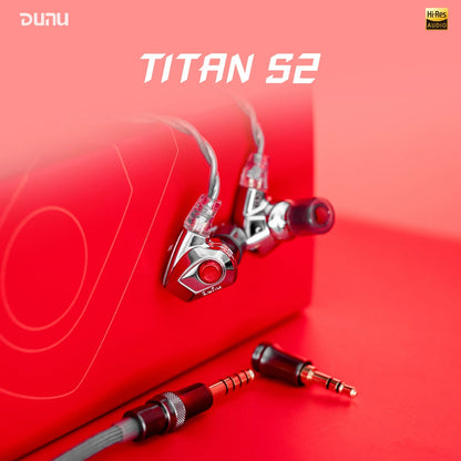 DUNU TITAN S2 Dynamic Driver In - Ear Earphone Hi - Res Audio Earbuds - The HiFi Cat