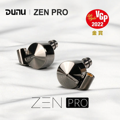 DUNU ZEN PRO In - Ear Earphone IEM NanoDLC Diaphragm Coil ECLIPSE Dynamic Driver Monitor Headset MMCX Detachable Cable 3 Plug - The HiFi Cat