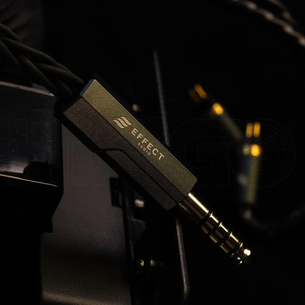 Effect Audio DIONYSUS Earphone Cable | Gold - Plated Silver | 8 Wires 26AWG - The HiFi Cat