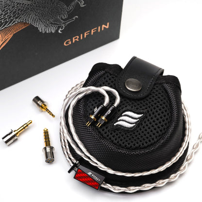 Effect Audio GRIFFIN 4 Wire High Purity Copper Silver Plated Earphone Cable - The HiFi Cat