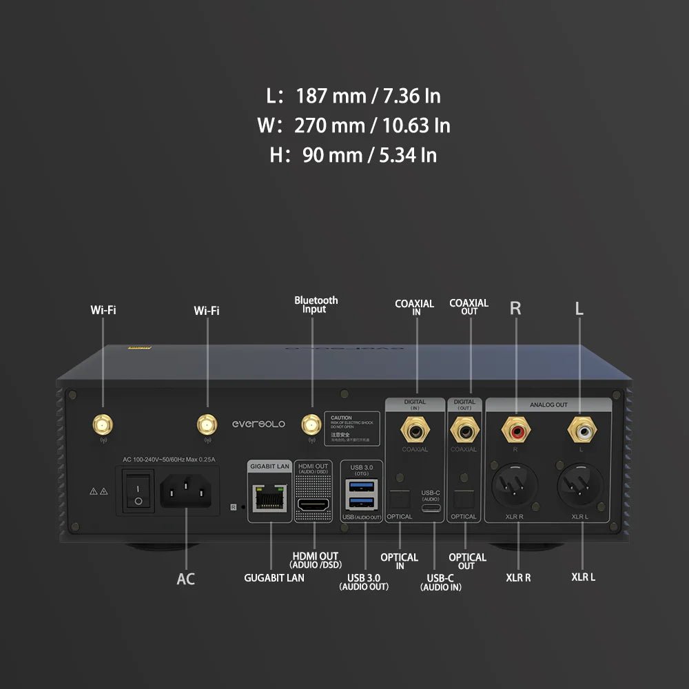 Eversolo DMP - A6 MQA ES9038Q2M DSD512 DAC and Streamer - The HiFi Cat