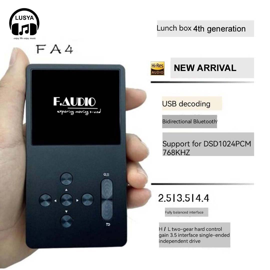 F.Audio FA4 dual ES9038Q2M Balanced output mp3 Player - The HiFi Cat