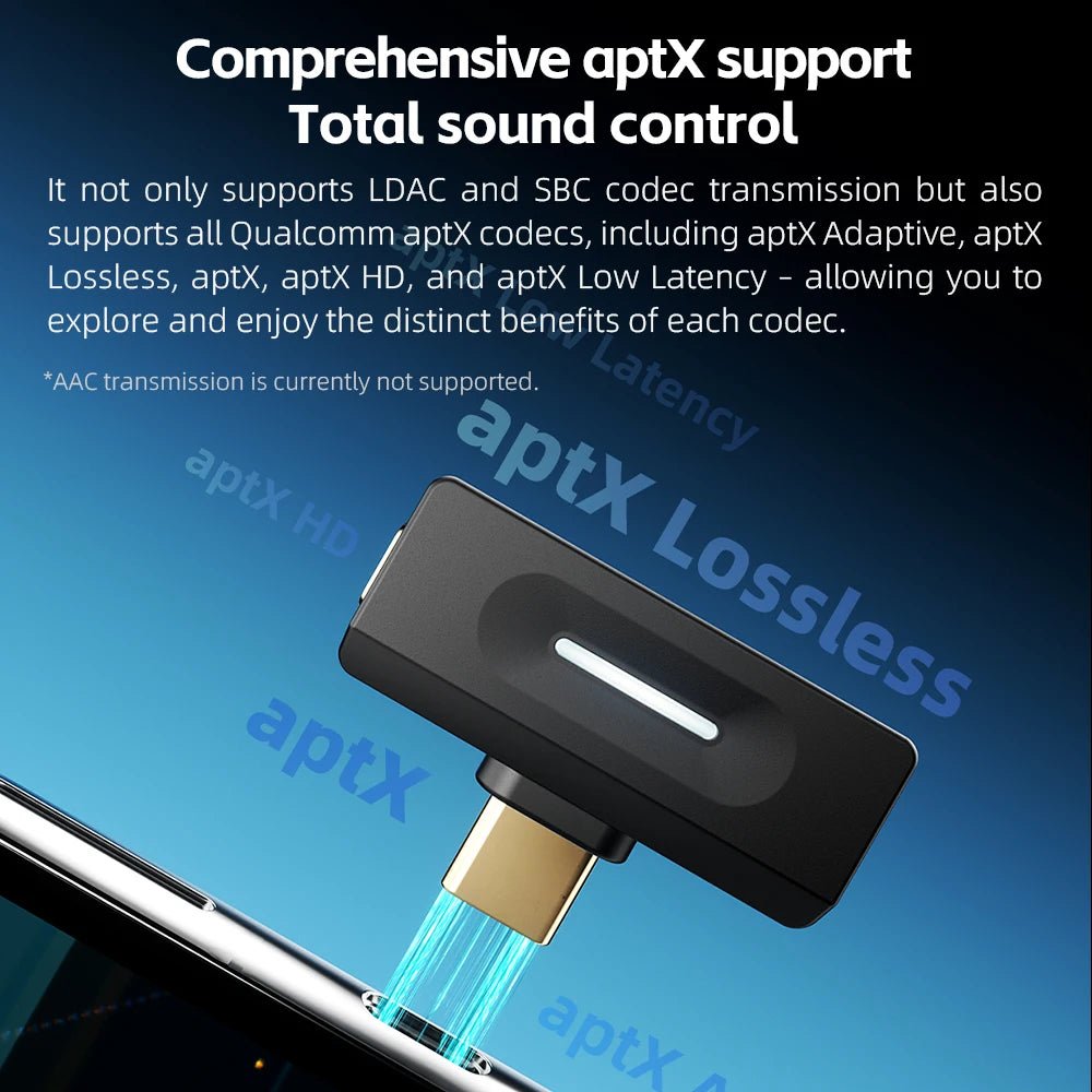 FiiO Air Link Type - C Bluetooth Transmitter BT6.0 for Mobile / Game Player - The HiFi Cat