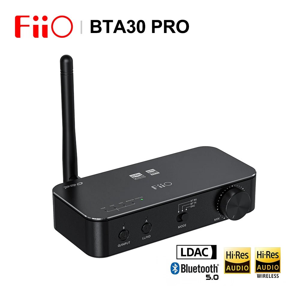 FiiO BTA30 PRO HI - RES HiFi Wireless Bluetooth Receiver - The HiFi Cat