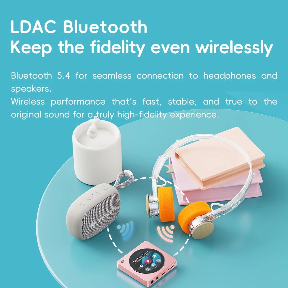 FiiO DISC Portable HiFi Music Player - Dual DAC 3.5mm + 4.4mm Outputs Bluetooth 5.4 - The HiFi Cat