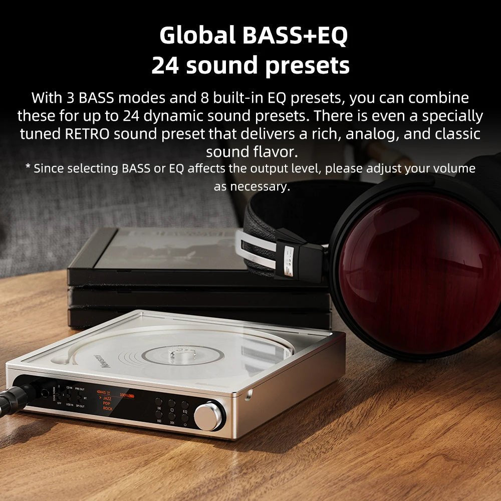 FiiO DM15 Portable Stereo CD Player with True 24Bit R2R DAC - The HiFi Cat