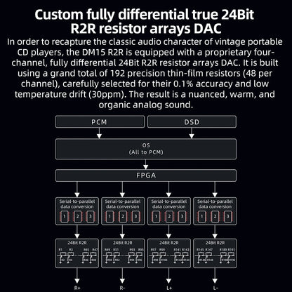 FiiO DM15 Portable Stereo CD Player with True 24Bit R2R DAC - The HiFi Cat