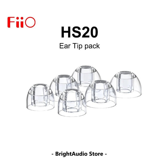 FiiO HS20 Liquid silicone Ear Tips Eartips 3pairs - The HiFi Cat