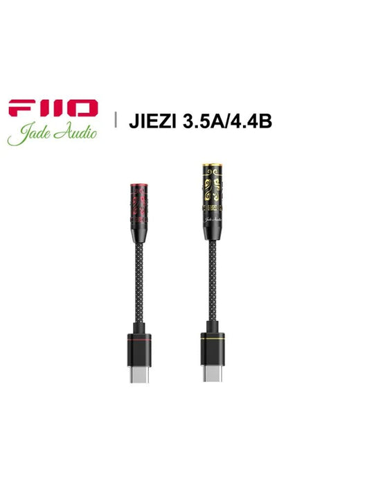 FiiO JIEZI USB DAC AMP Type - C to 3.5mm/Unbalanced 4.4mm Earphone Adapter - The HiFi Cat
