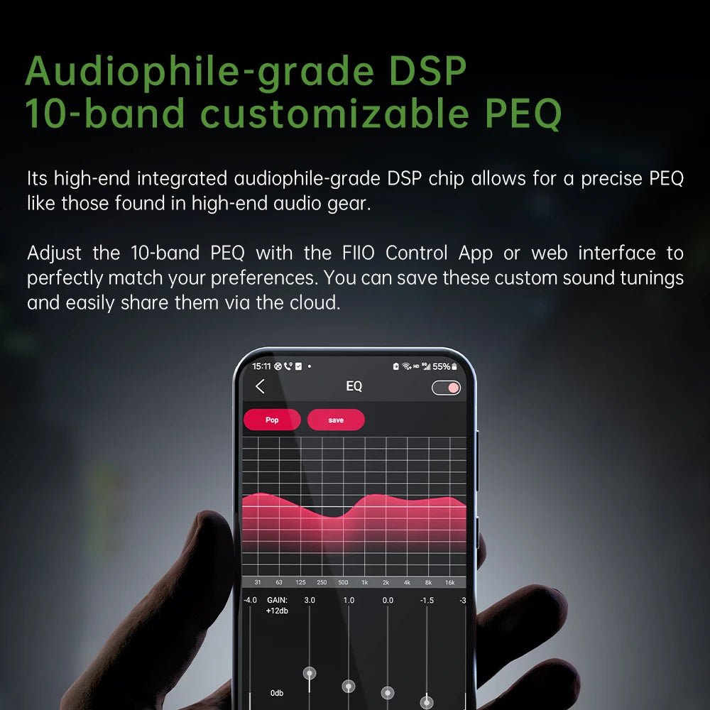 FiiO JIEZI USB DAC AMP Type - C to 3.5mm/Unbalanced 4.4mm Earphone Adapter - The HiFi Cat