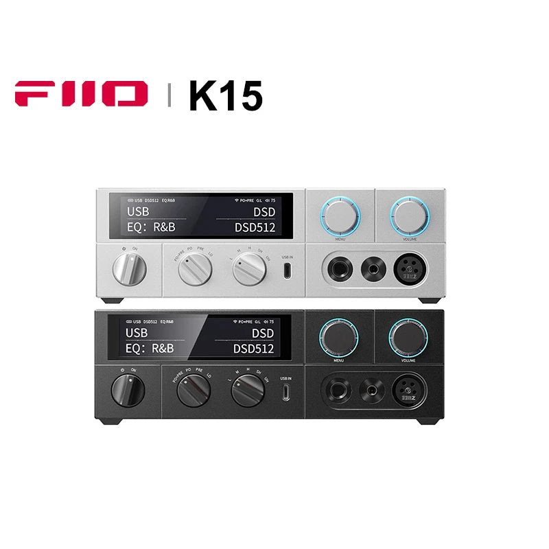 FiiO K15 Desktop DAC AMP Headphone Amplifier dual AK4497S - The HiFi Cat