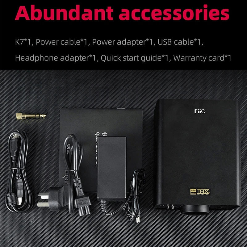 FiiO K7/K7 BT AK4493S*2 HiFi Desktop DAC Headphone Amplifier - The HiFi Cat