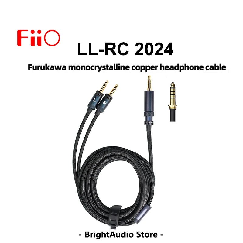 FIIO LL - RC 2024 Furukawa Monocrystalline Copper Headphone Cable 4.4mm to 3.5mm - The HiFi Cat