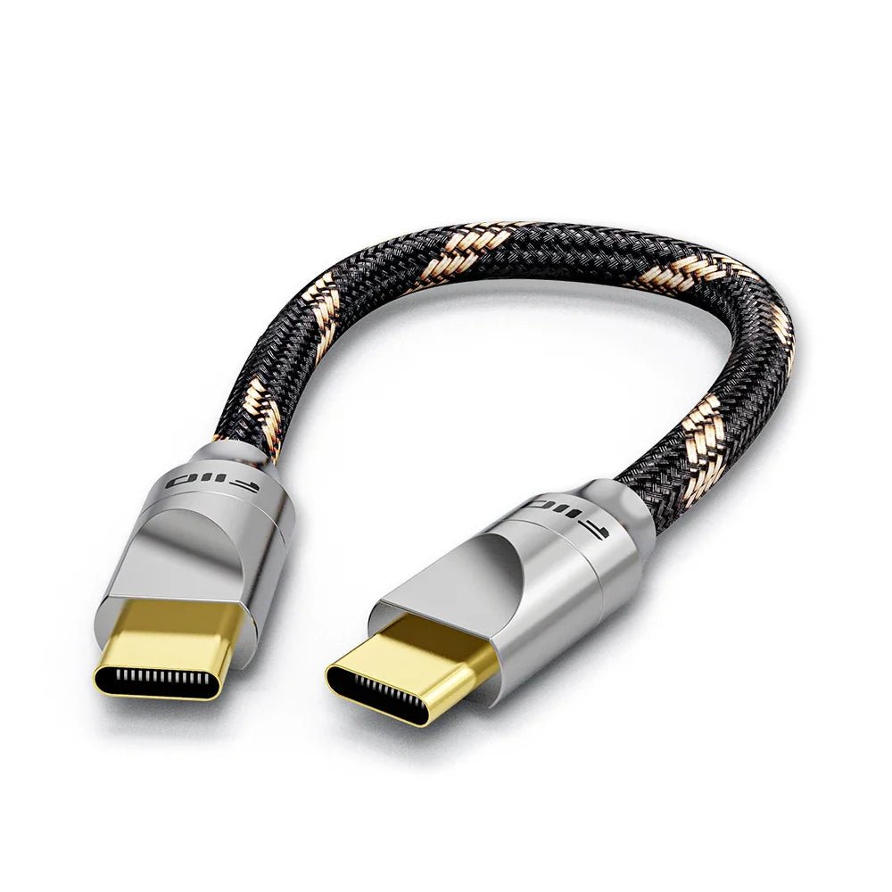 FiiO LT - TC5 USB Silver - plated pure cooper Digital Audio Type C to Type C Cable - The HiFi Cat