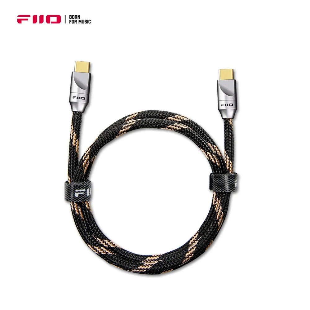 FiiO LT - TC5 USB Silver - plated pure cooper Digital Audio Type C to Type C Cable - The HiFi Cat