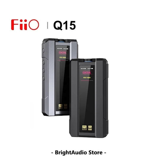 FiiO Q15 MQA Hi - Res Audio HIFI Headphone Amplifier Music Player Decoder AK4191 + AK4499EX - The HiFi Cat