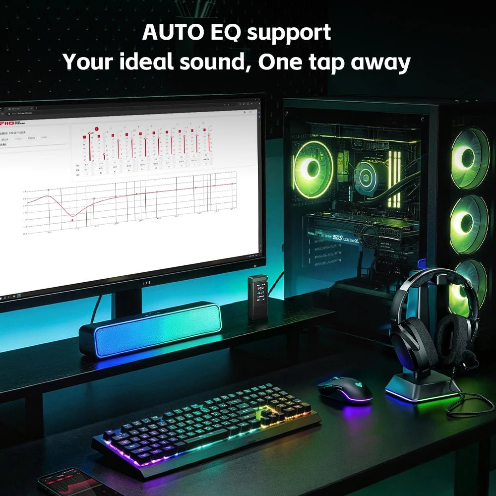 FiiO QX11 DAC & Headphone Amplifier | Dual ES9069Q | HiFi & Gaming Modes - The HiFi Cat