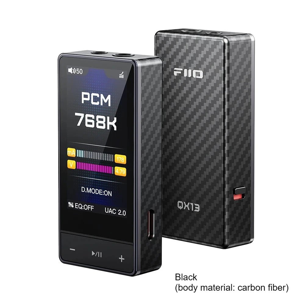FiiO QX13 Portable ES9027PRO DAC AMP Headphone Amplifier - The HiFi Cat