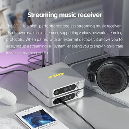 FiiO SR11 Streameing Music Receiver Support AirPlay Roon Ready - The HiFi Cat