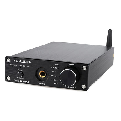 FX AUDIO DAC - X6MKII Bluetooth 5.0 headphone amplifier QCC3034 APTX HD OPA2134 TPA6120 ES9018 HIFI 192KHz Usb DAC DAC - X6 MKII - The HiFi Cat