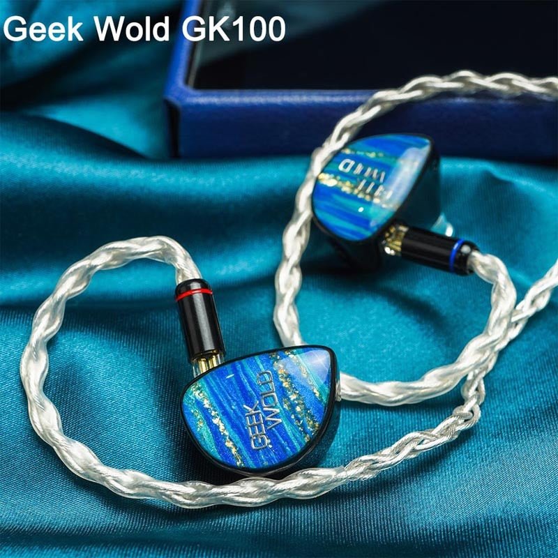 Geek Wold GK100 2BA+3DD+4PZT Hybrid Drivers In - ear Monitor Earphone - The HiFi Cat