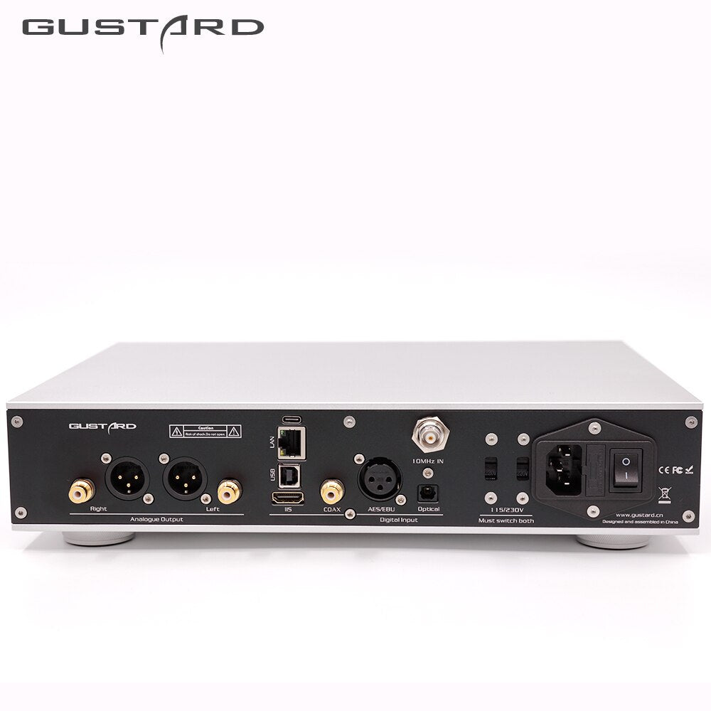 Gustard A26 MQA Decoder Dual AK4499EX & AK4191 MQA384K DAC With Streamer - The HiFi Cat