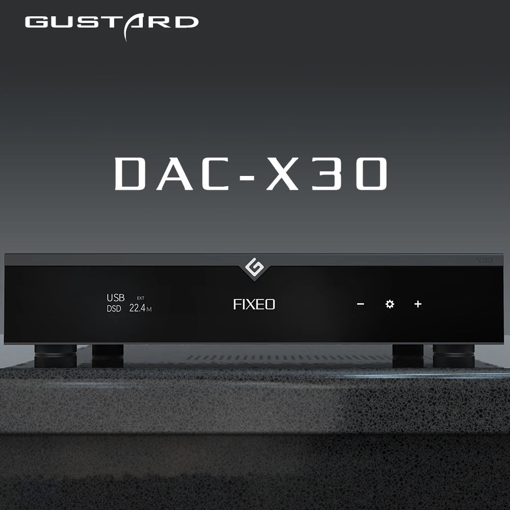 GUSTARD DAC - X30 Bridge Network Streaming Decoder ESS9039SPRO X 4 DAC - The HiFi Cat