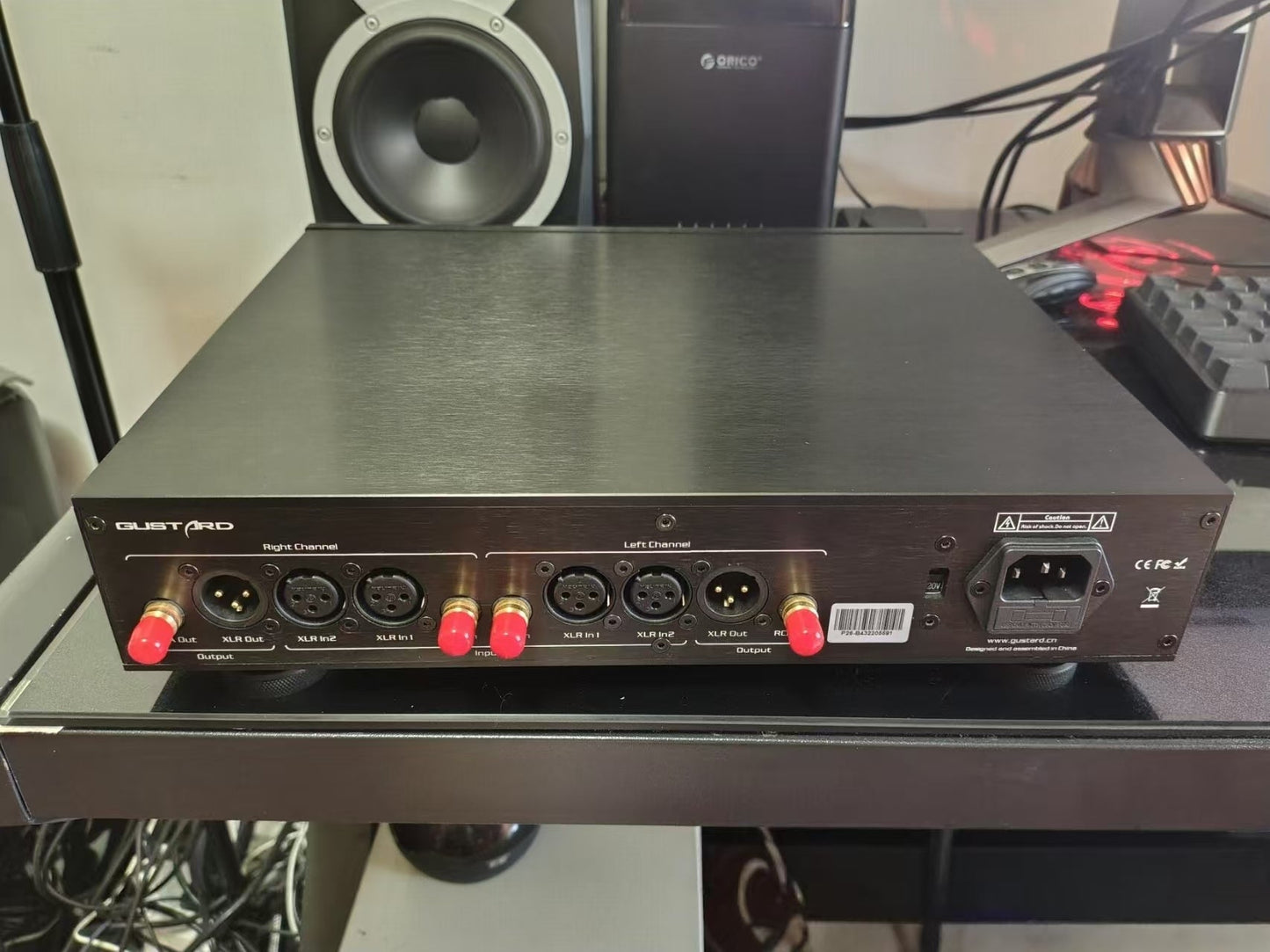 GUSTARD P26 Fully Balanced Pre Amplifier Class A 2*LM49860 - The HiFi Cat