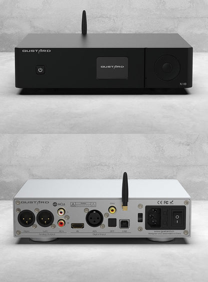 GUSTARD X18 DAC ES9038PRO MQA High - Performance Audio Decoder - The HiFi Cat