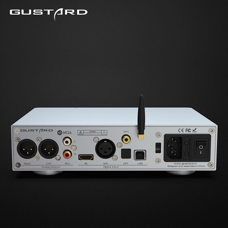 GUSTARD X18 DAC ES9038PRO MQA High - Performance Audio Decoder - The HiFi Cat