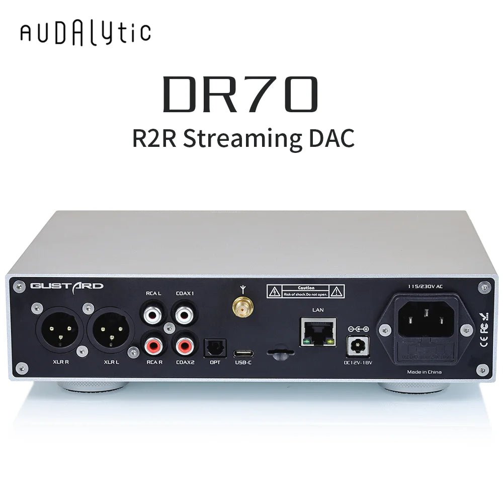 Gustard/Audalytic DR70 R2R Streaming DAC - The HiFi Cat