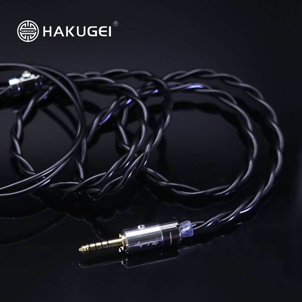 HAKUGEI Black Dragon Earphone upgrade cable element hybrid cable for kxxs - The HiFi Cat