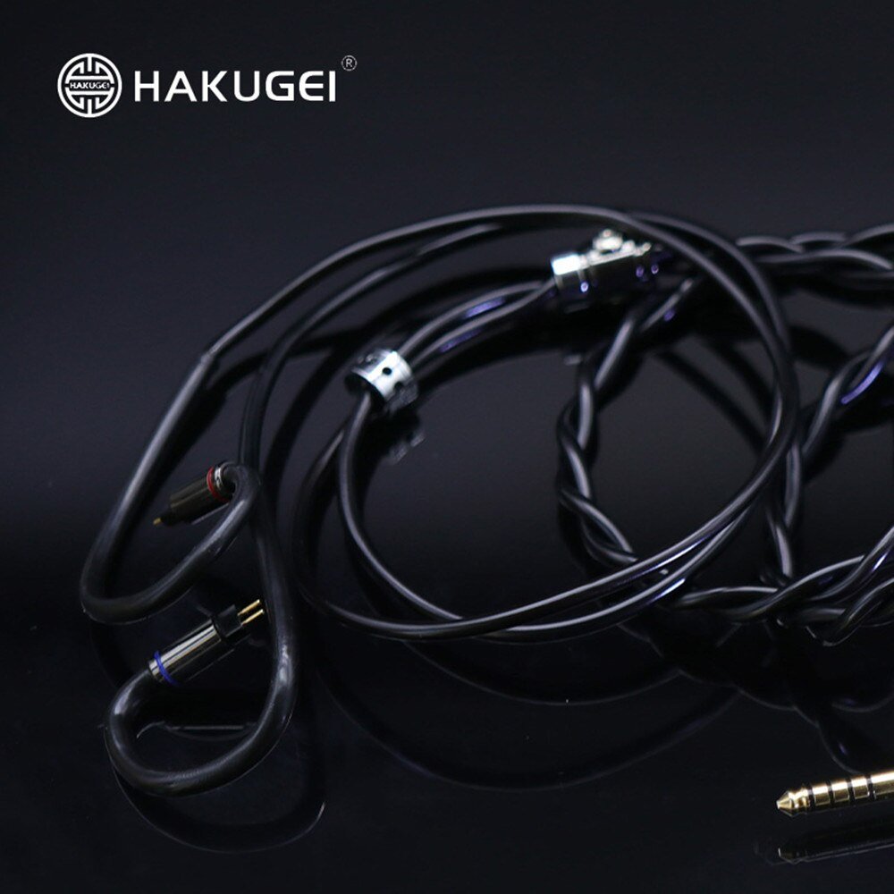 HAKUGEI Black Dragon Earphone upgrade cable element hybrid cable for kxxs - The HiFi Cat