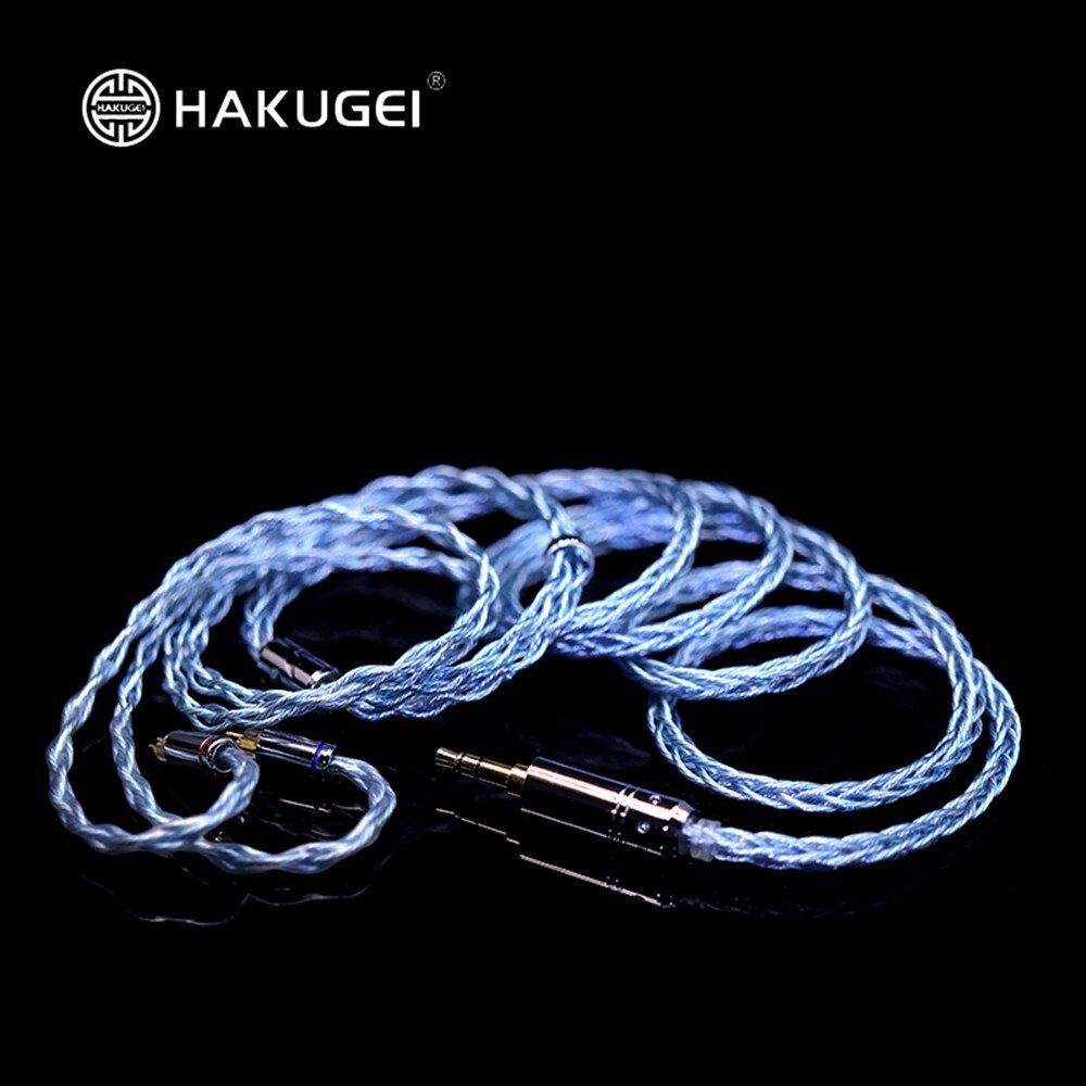 HAKUGEI BLUE SWEETHEART Earphone Upgrade Cable for KXXS S8 ASX - The HiFi Cat