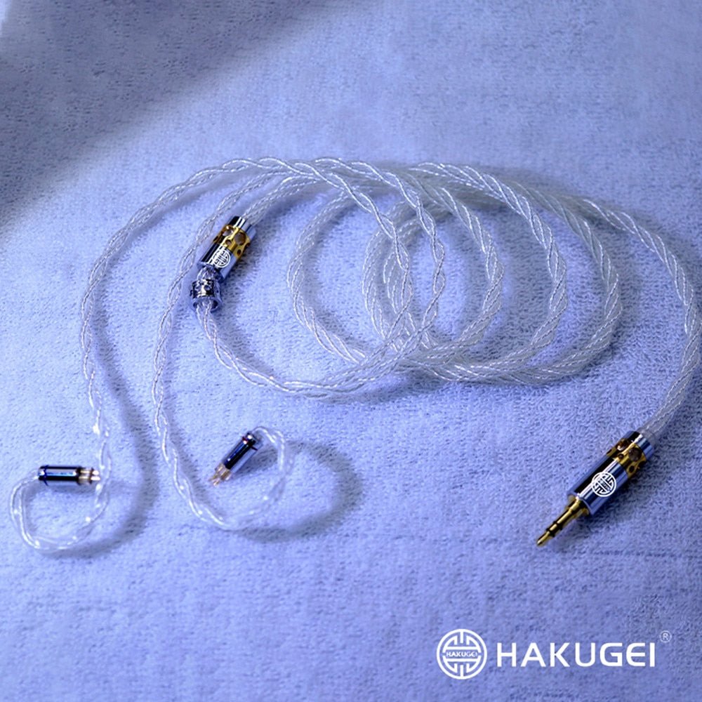 HAKUGEI Crystal Palace HiFi Earphone Upgrade Cable - The HiFi Cat