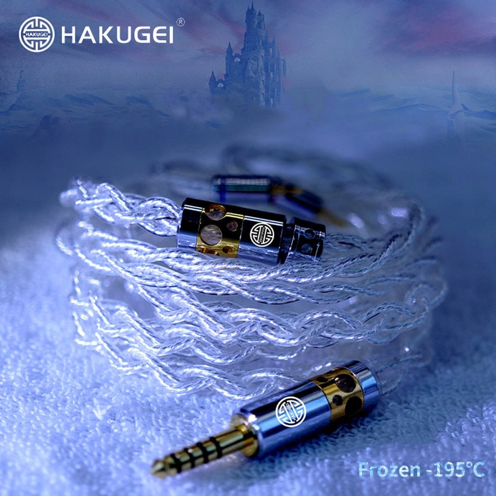 HAKUGEI Crystal Palace HiFi Earphone Upgrade Cable - The HiFi Cat