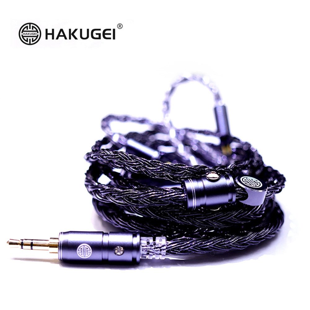 HAKUGEI NIGHT ELVES Copper - Gold Alloy CUAU0.1 Earphone Upgrade Cable - The HiFi Cat