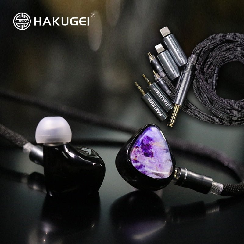 HAKUGEI Sea Spirit Double Magnetic Drive In Ear Earphone IEM - The HiFi Cat