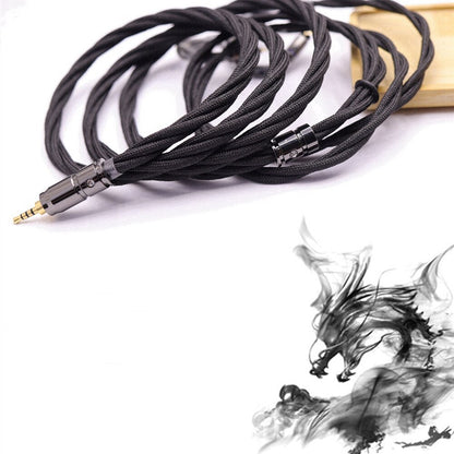 HAKUGEI TianLong Sterling Silver Plated earphone Upgrade Cable - The HiFi Cat