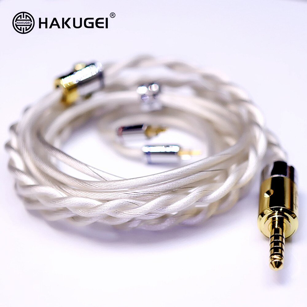 HAKUGEI White Dragon Earphone upgrade cable hybrid cable - The HiFi Cat