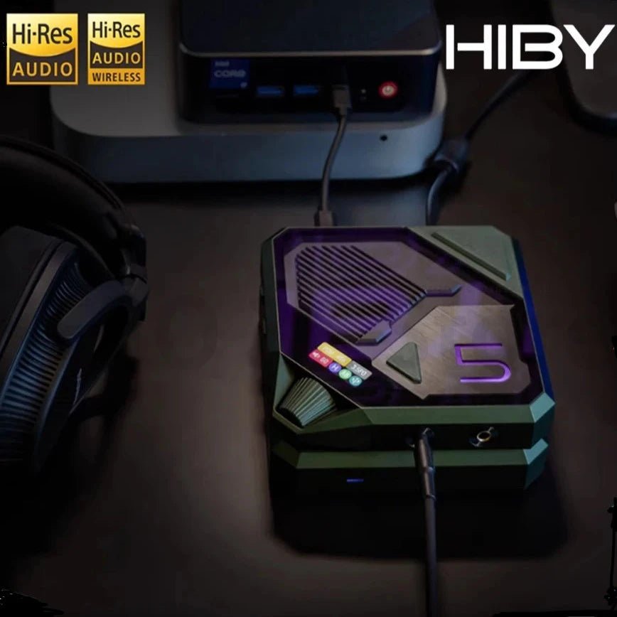 Hiby FD5 Hi - Res Lossless HIFI DAC Headphone Amplifier - The HiFi Cat