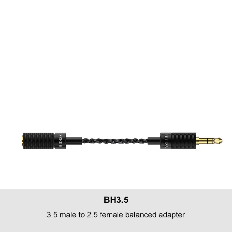 HIDIZS BH4.4 BH3.5 4.4/3.5 Male to 2.5 Female Balanced Adapter - The HiFi Cat