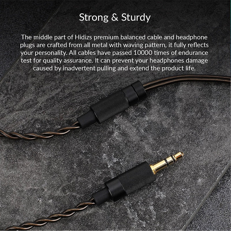 HIDIZS BL2.5 - RC BL4.4 - RC SE3.5 - RC BL4.4 - MX Earphone Cable - The HiFi Cat