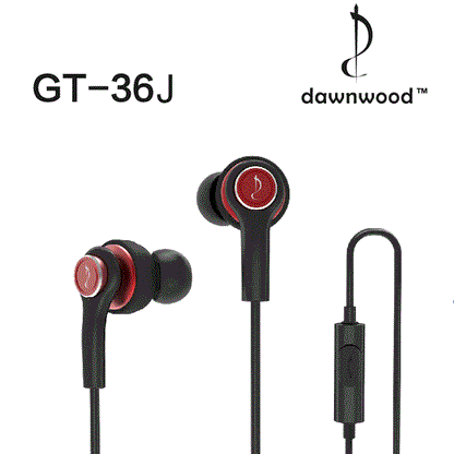 HIDIZS DAWNWOOD GT - 36J mic In - ear earphone Dynamic Driving - The HiFi Cat