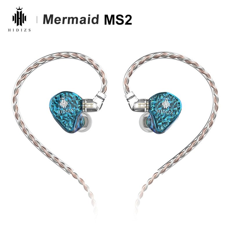 Hidizs Mermaid MS2 3.5mm HiFi In - Ear Headset Earphone 1DD+1BA Hybrid Drivers - The HiFi Cat