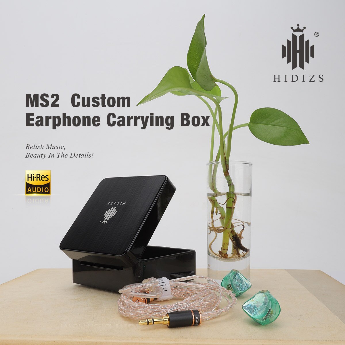 Hidizs Mermaid MS2 3.5mm HiFi In - Ear Headset Earphone 1DD+1BA Hybrid Drivers - The HiFi Cat