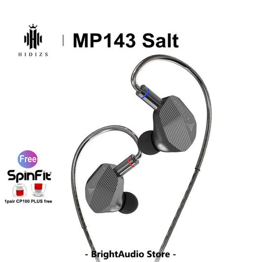 HIDIZS MP143 Salt 14.3mm Large Planar Monitors In - ear Earphone - The HiFi Cat