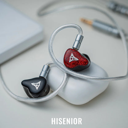 Hisenior Mega5Est Bass+ 1DD+2BA+2EST Tribrid Drivers IEM - The HiFi Cat